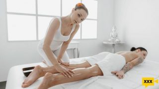 MassageRooms 23 01 2021 Alya Stark, Sydney Love – 69 facesitting lesbians oil massage